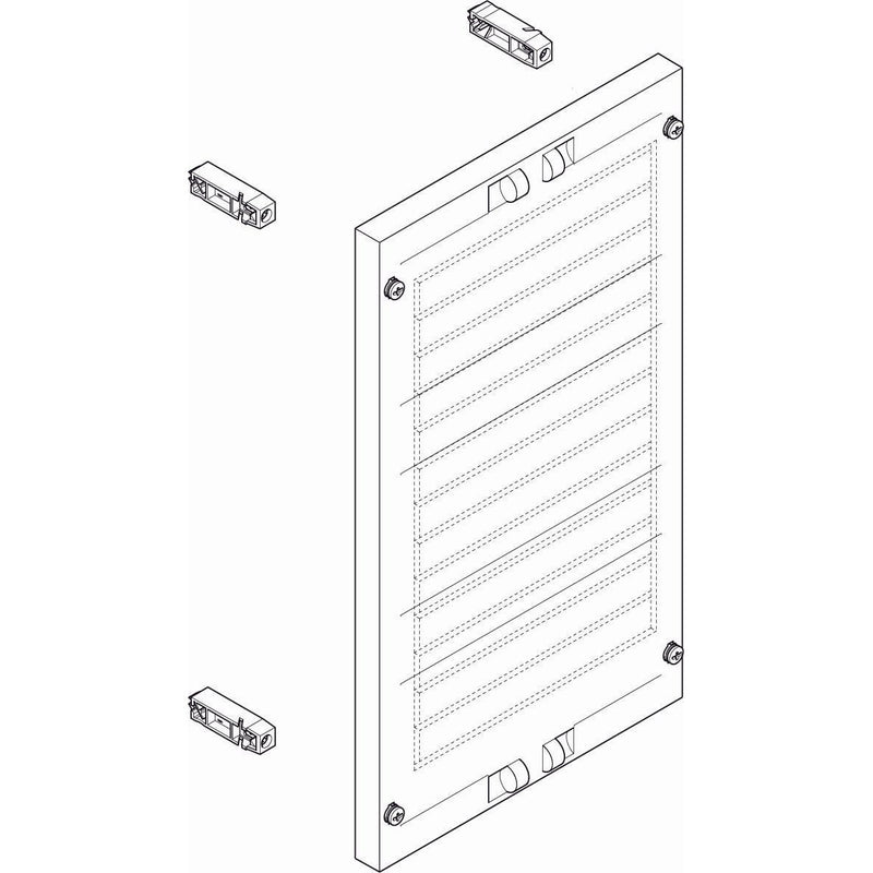 ABN - Verteilerfeld für Installationsverteiler ESPRO-Modul MF13695 flach BxH:250x450mm