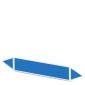Phoenix Contact - Warn-/Hinweisschild Rohrleitungsmarkierer PML-T110 (26X280)R blau, 26x280mm