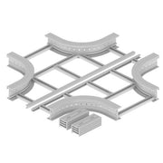 Unex - Kreuzstück für Kabelleiter Kreuzung 67628-44 135x600 R300