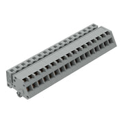 WAGO - Kabelsteckverbinder für Leiterplattensteckverbinder 1-Leiter Federleiste 731-517/008-000 CAGECLAMP 2,5mm²,gr − 25 Stück