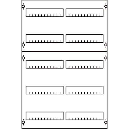 Striebel&John - Verteilerfeld für Installationsverteiler Verteilerfeld 2V1-150 BH1 2FB 150mm