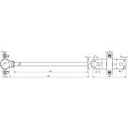 DEHN - Leitungshalter für Blitzschutz HVI-Ex LHZS27EXW240BPV2A W240 holder − 10 Stück