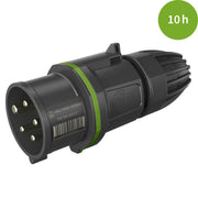Walther Werke - CEE-Stecker (IEC 60309) CEE NEO Phasenwender FW211510PH 16A 5P 10h IP54 − 5 Stück
