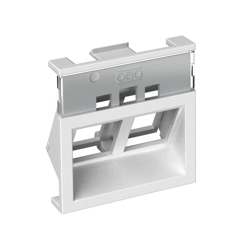 Rehau - Einsatz/Abdeckung für Kommunikationstechnik Keystone-Träger BRK Key B45 rws Ausf.B45 rws − 1 Stück