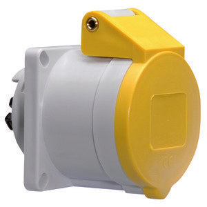 Bals Elektrotech - CEE-Anbausteckdose (IEC 60309) Anbausteckdose gerade 16A 13673 4p 110V 4h IP44