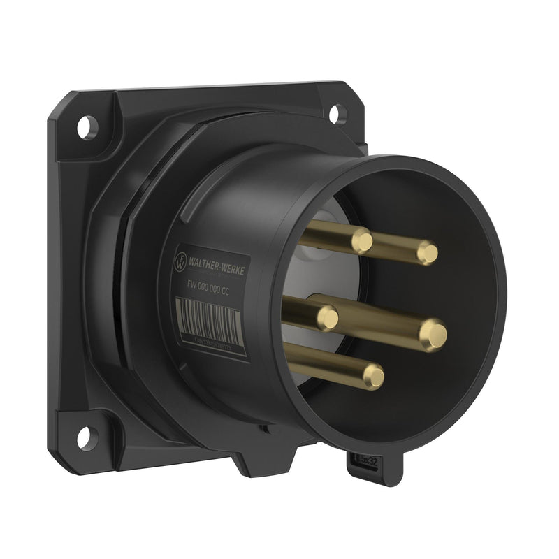 Walther Werke - CEE-Gerätestecker (IEC 60309) CEE NEO Anbaugerätestecker FW631508CC gerade 32A 5P 8h