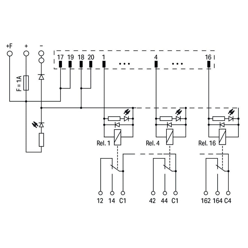 WAGO GmbH & Co. KG - Übergabemodul Übergabemodul 704-5324 Steckverbin.DIN41651