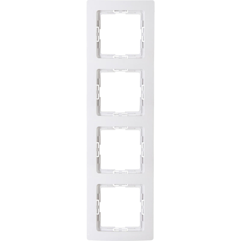 Kopp - Abdeckrahmen 4fach 308702000 aws − 5 Stück