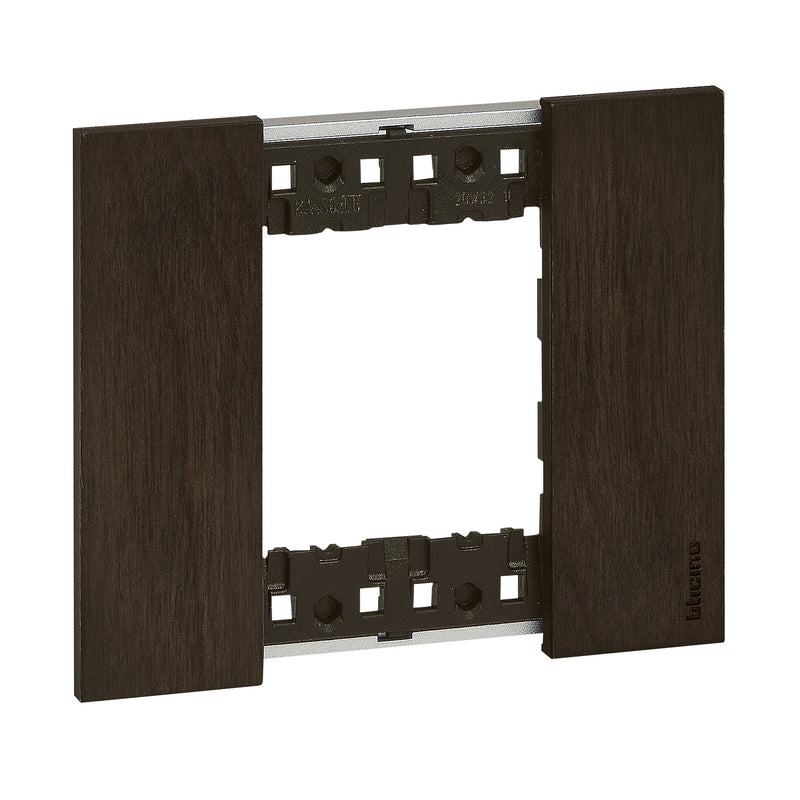 Legrand (BT) - Abdeckrahmen KA4802LG 2-modulig Walnuss