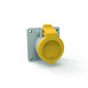 Bals Elektrotech - CEE-Anbausteckdose (IEC 60309) Anbausteckdose gerade 136851 16A 3p 110V 4h IP54 − 10 Stück