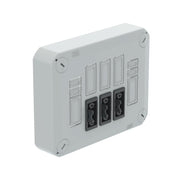 OBO Bettermann - Deckel für Dose/Gehäuse für Montage auf der Wand/Decke Steckbarer Deckel D01 3x3p WD für Abzweigkasten, b