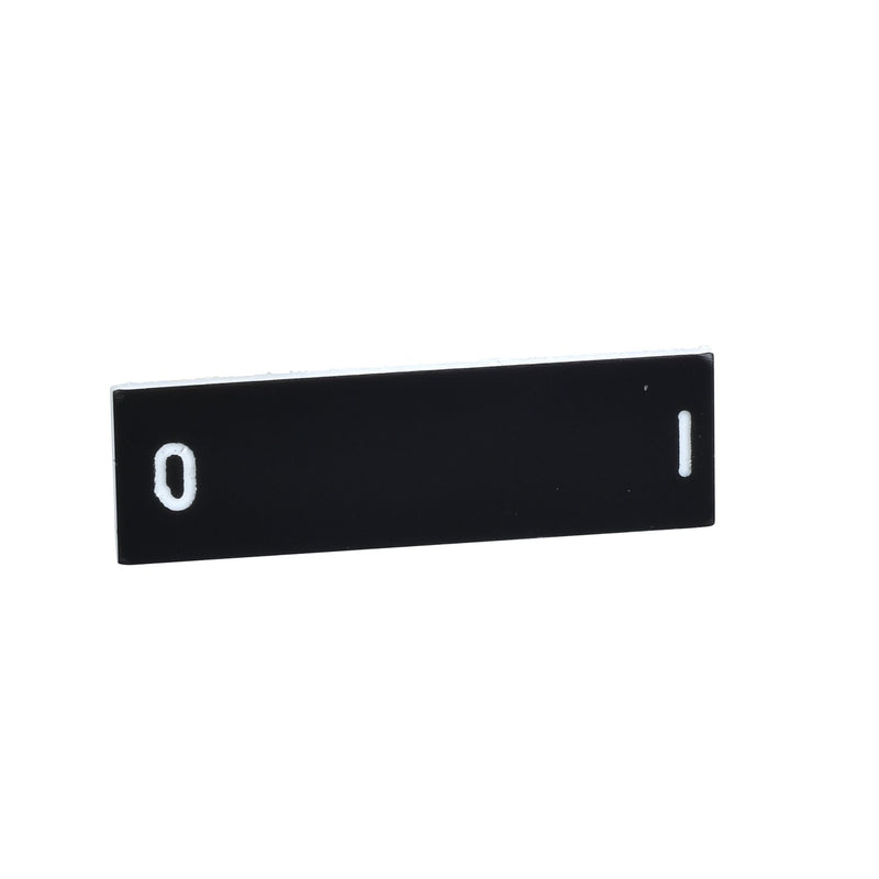 Schneider Electric - Bezeichnungsschild für Befehlsgeräte Schild ZBY02178 8x27,sw O-I