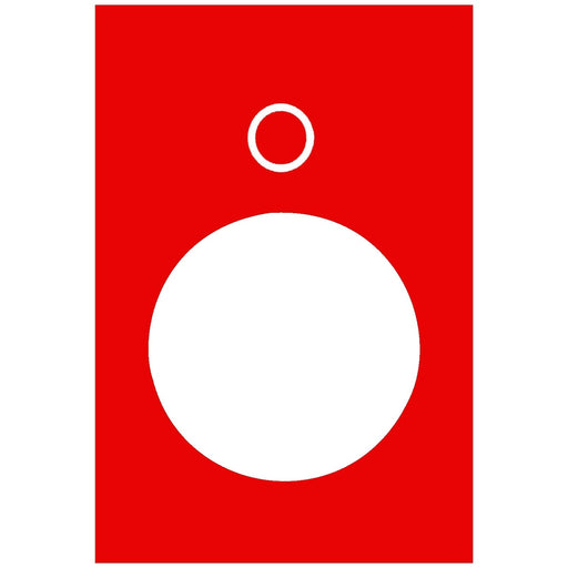 Schneider Electric - Bezeichnungsschild für Befehlsgeräte Symbolschild ZB2BY2931 rt (0)