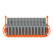 WAGO - Kabelsteckverbinder für Leiterplattensteckverbinder 1-Leiter-Federleiste 2231-1112/038-000 Push-in CAGECLAMP,gr − 25 Stück