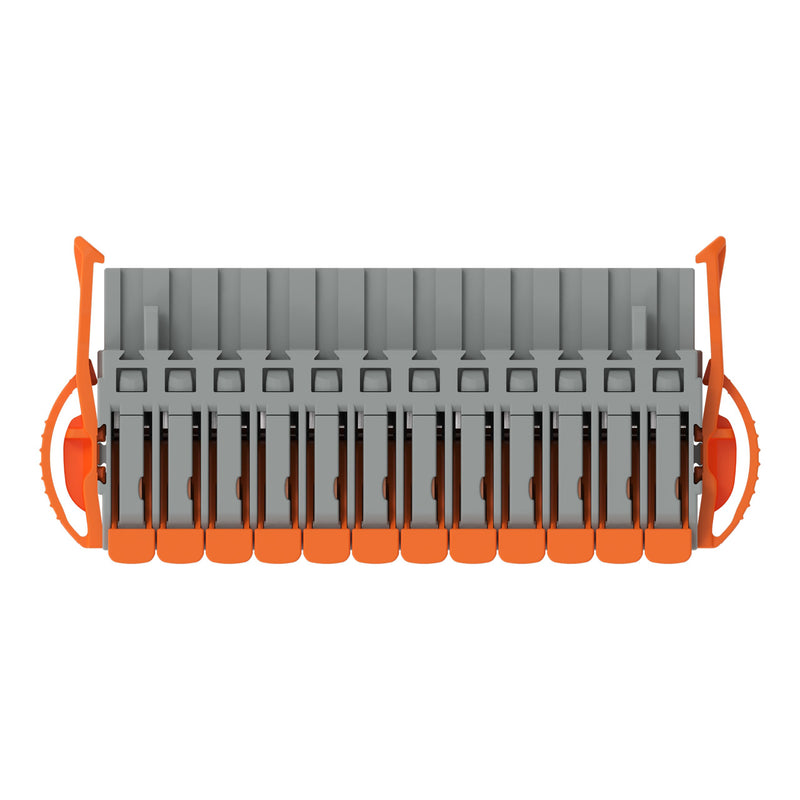 WAGO - Kabelsteckverbinder für Leiterplattensteckverbinder 1-Leiter-Federleiste 2231-1112/038-000 Push-in CAGECLAMP,gr − 25 Stück