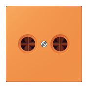 Jung - Einsatz/Abdeckung für Kommunikationstechnik Abdeckung für Antennendose LC 990 TV 225 orange clair (32081)