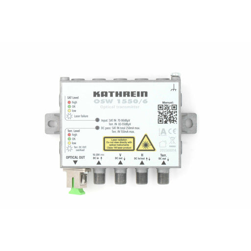Kathrein - Signalwandler für Überwachungssystem Optischer Sender OSW 1550/6 1550nm,002350MHz