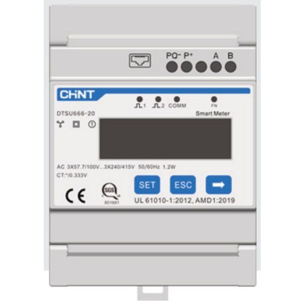Sungrow - Elektrizitätszähler 3-Phasen Meter DTSU666-20 3ph f.CT ohne CT