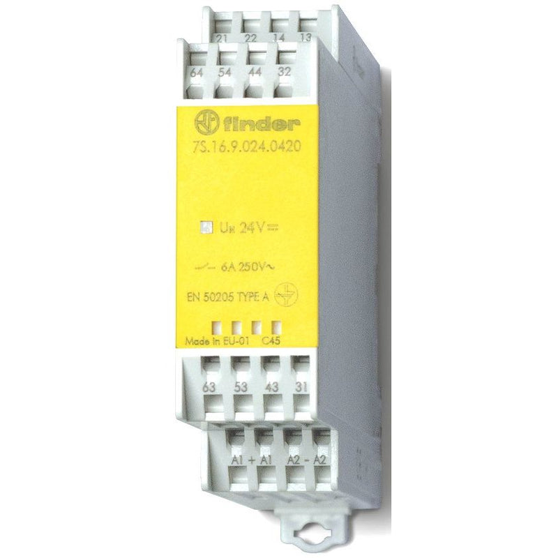 Finder - Schaltrelais Relaismodul 7S.16.9.012.5420 4S, 2Ö, 6A − 5 Stück