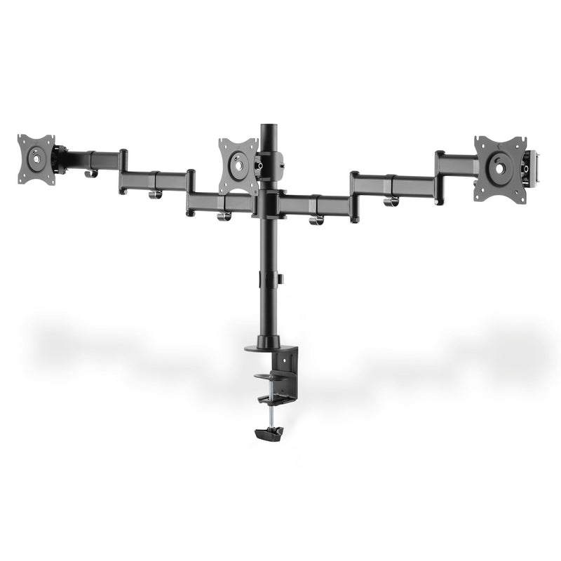 DIGITUS - Halterung für Audio-/Videosysteme Dreifach Monitor Ständer DA-90362 sw
