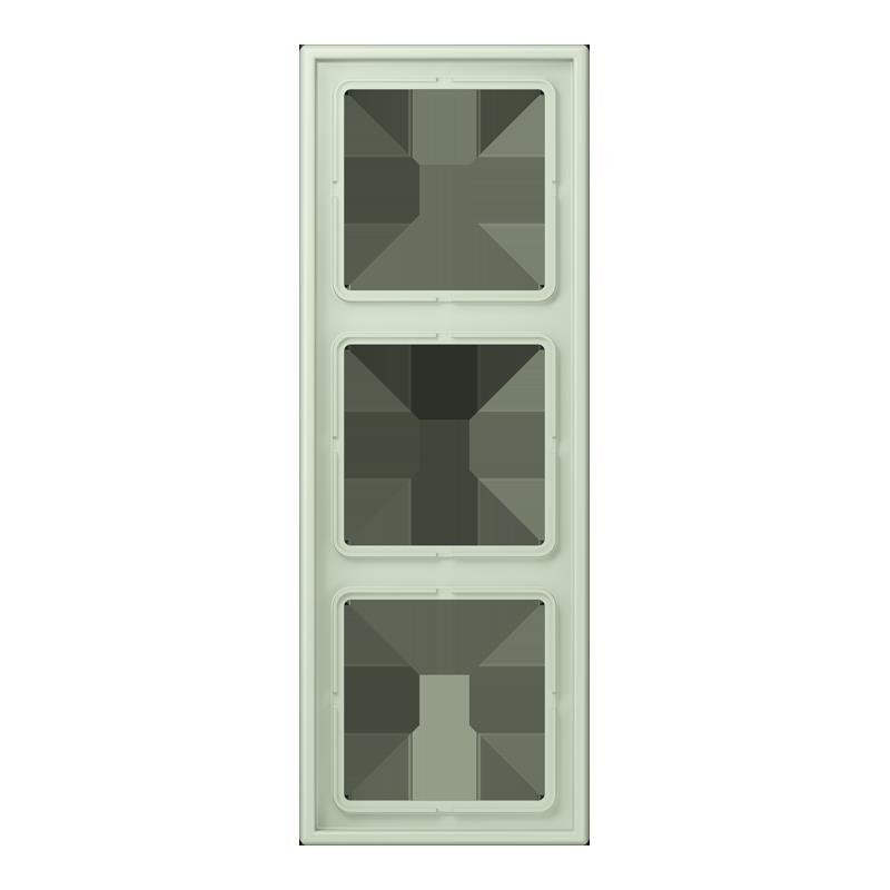 Jung - Abdeckrahmen Rahmen 3-fach LC 983 218 vert anglais pale