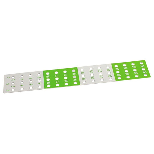 Harting - Zubehör/Ersatzteile für Industriesteckverbinder Bezeichnungsschild Feder- 09060009939 leisten Kunststoff − 72 Stück