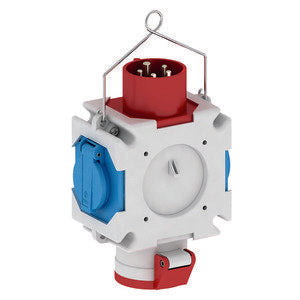 Bals Elektrotech - CEE-Steckdosen-Kombination (IEC 60309) Kreuzverteiler IP44 54580