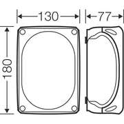 Hensel - Leergehäuse EB 10 B EB-Mass 97x150x62mm − 5 Stück