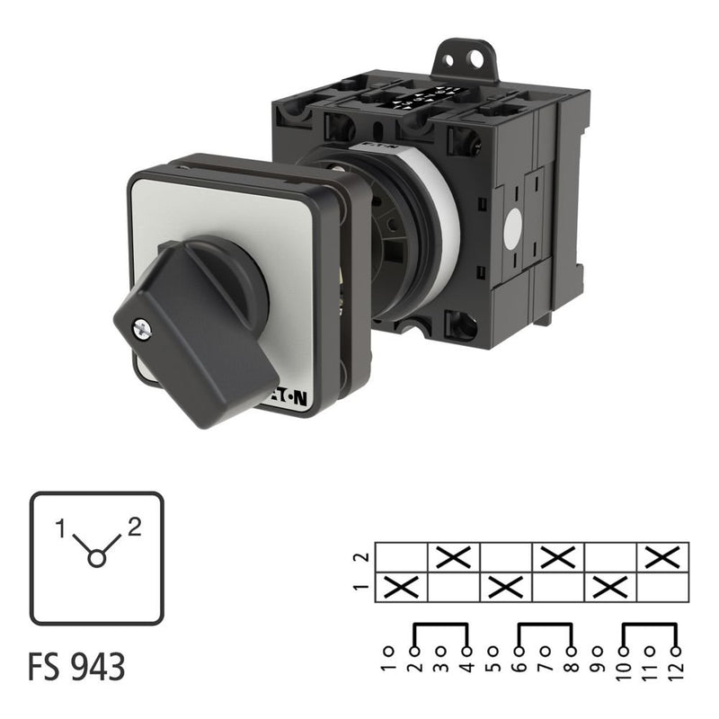 Eaton - Lastschalter Umschalter T3 32A T3-3-8222/Z Zwischenbau