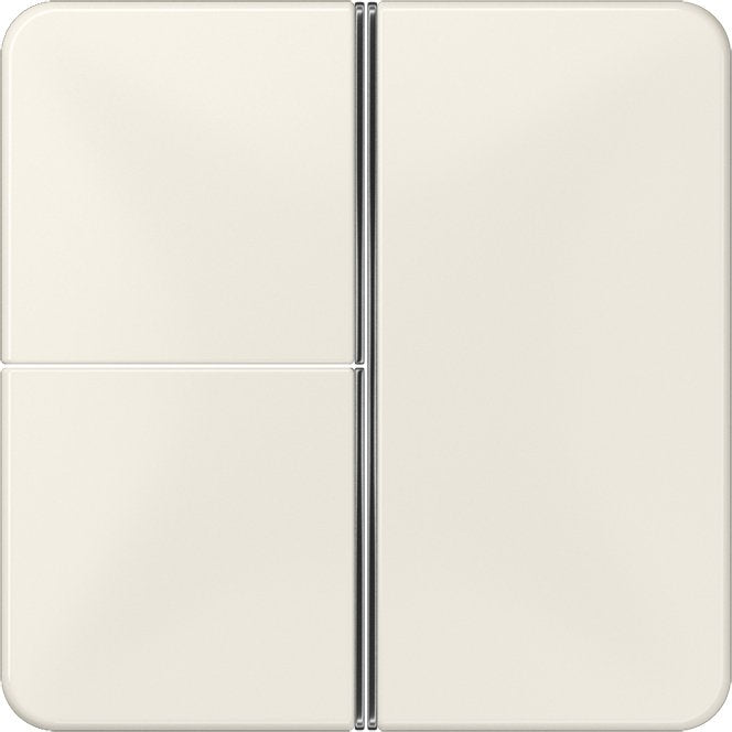 Jung - Abdeckung/Bedienelement für Installationsschalterprogramme Tastensatz 3-fach ws CD 403 TSA komplett