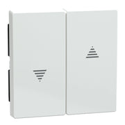 Merten - Abdeckung/Bedienelement für Installationsschalterprogramme Wippe aws/gl 432425 f.Schalter/Taster