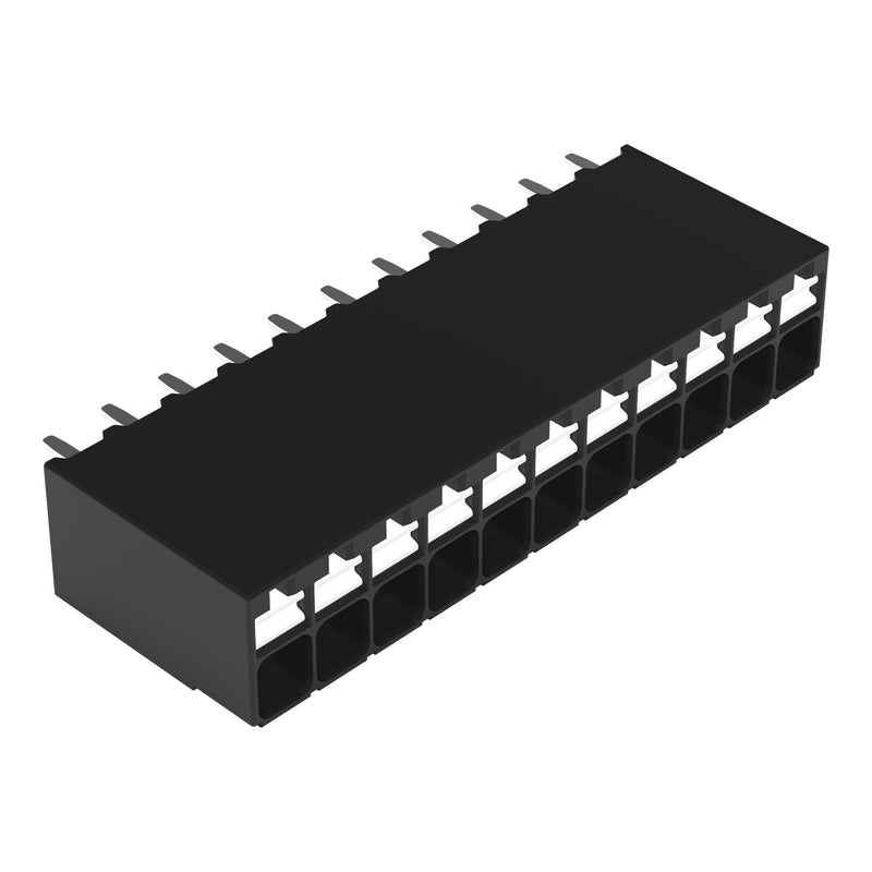 WAGO - Leiterplattenklemme THR-Leiterplattenklemme 20861111300000997607 Drücker,1,5mm²,sw − 940 Stück