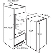 Electrolux AEG MDA - Kühlschrank EB-Gefriergerät OAB7N12EF