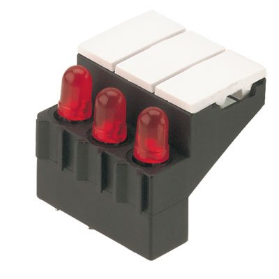 Weidmüller - Zubehör/Ersatzteile für Industriesteckverbinder Diodenhalter LPA FA3 BZ − 50 Stück