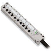 WAGO - Passiver Sensor-/Aktor-Verteiler (mit Leitung) M8-Sensor-/ Aktorbox 757-463/000-010 6-fach,3-polig − 1 Stück