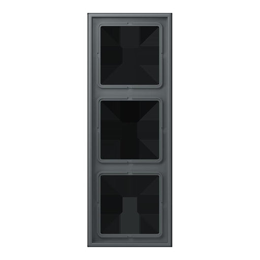 Jung - Abdeckrahmen Rahmen 3-fach LC 983 202 gris fonce 31