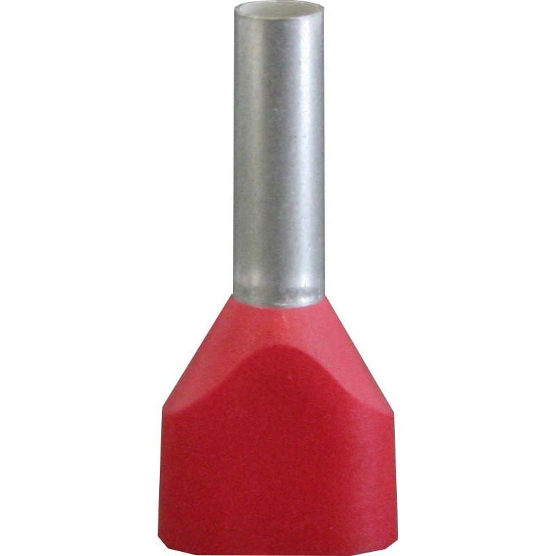 Zoller+Fröhlich - Aderendhülse V30AE000623 2x1,50/8L rot − 500 Stück