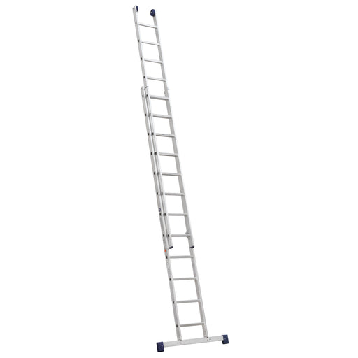 ILLER-LEITER - Sprossenleiter Schiebeleiter o.Seil 2-tlg 58010 2x10 Stufen