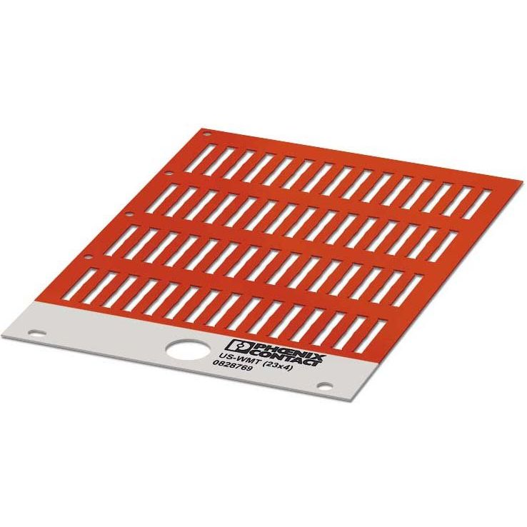 Phoenix Contact - Kabelmarkierungssystem Kabelmarker US-WMT (23X4) RD − 10 Stück