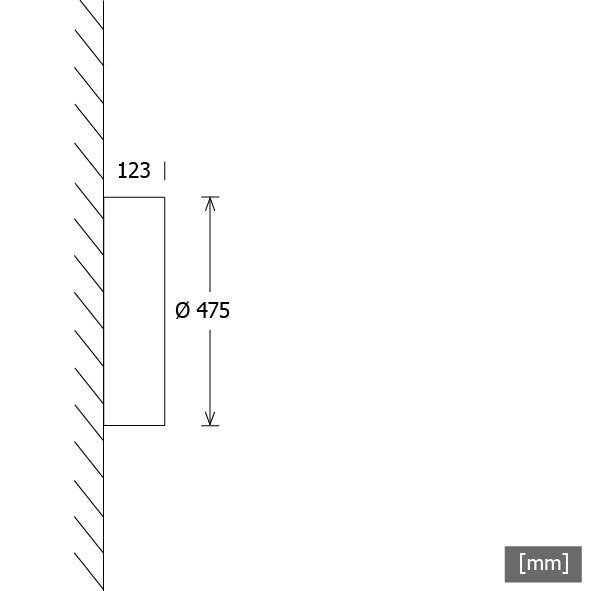LTS Licht&Leuchten - Decken-/Wandleuchte LED-Wandanbauleuchte PLL 23.475 #642274 PL23 830DALI opal sw