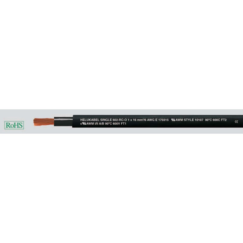 Klimaprime - Energiekabel < 1 kV, für feste Verlegung HEL SGL.602-RC UL-CSA 1x18 69620 5 S PVC-Aderleitung