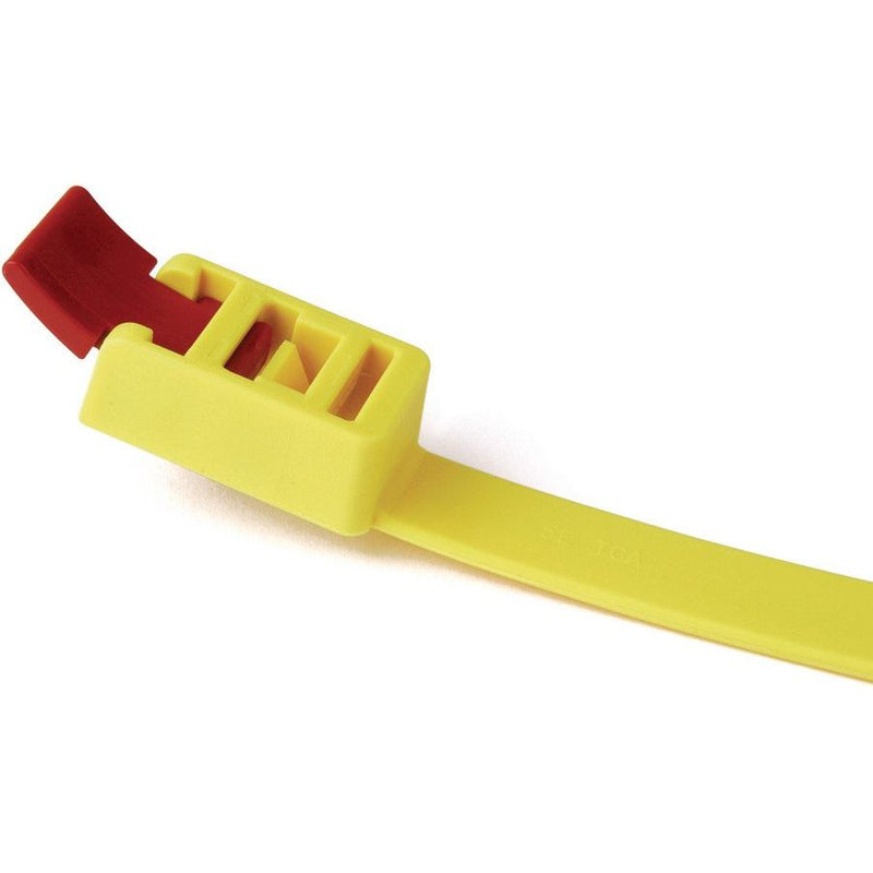 HellermannTyton - Kabelbinder SPEEDYTIE-N66-YE-V1 Speedy Tie ThekenBox − 5 Stück
