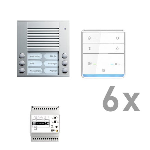 TCS Tür Control - Türsprech-Set audio:pack PES06 ISW5010 PAAF062/003 6Tasten AP