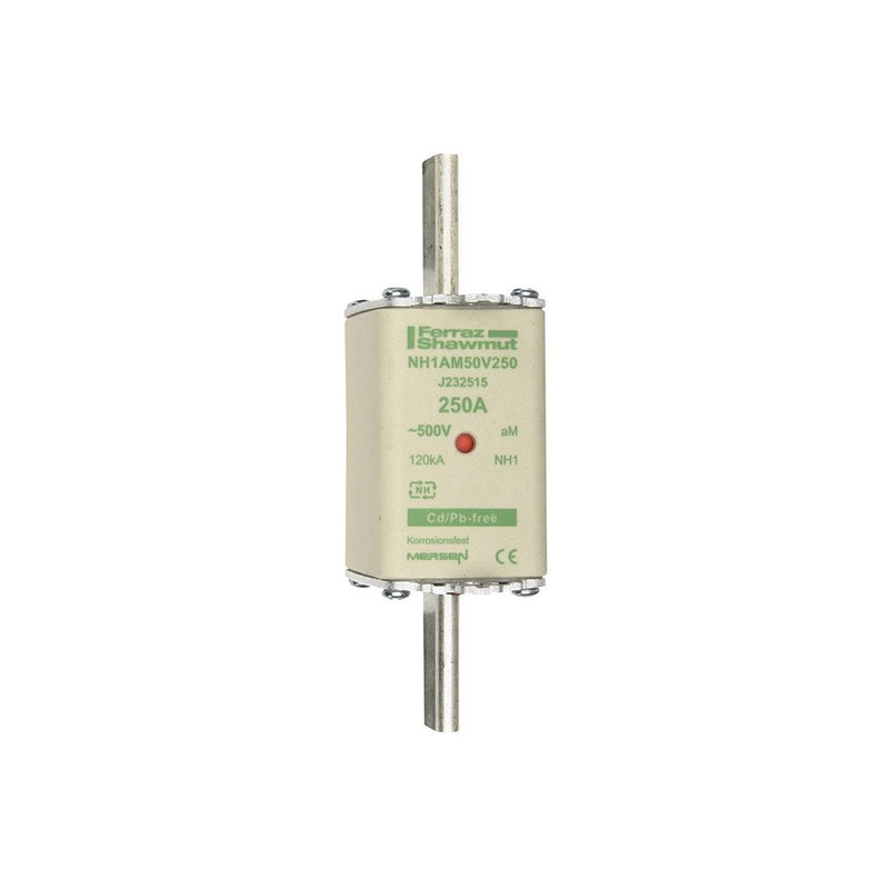Mersen - Messersicherung Sicherungseinsatz NH aM NH1AM50V315 Gr.1 315A sfü KM − 3 Stück