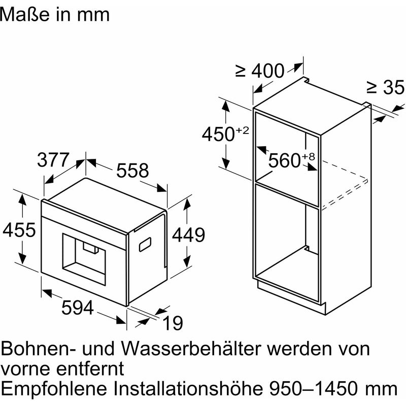 Siemens - Espressoautomat EB-Kaffeevollautomat CT718L1B0 IQ700