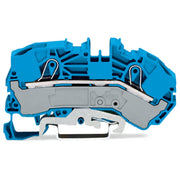WAGO - Durchgangs-Reihenklemme Ersatzeinspeiseklemme 2016-7614 16 mm²,12 mm,blau − 20 Stück