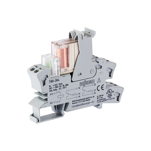 WAGO - Schaltrelais Stecksockel m.Relais 788-384 2W, 24V DC