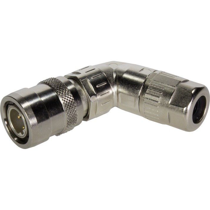 Harting - Rundsteckverbinder, feldkonfektionierbar (Industriesteckverbinder) Kabelsteckverbinder 21038213830 gewinkelt Stift