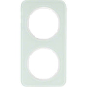 Berker - Abdeckrahmen Rahmen Glas/pows 10122109 2fach