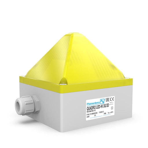 Pfannenberg - Explosionsgeschützte Blitzleuchte LED-Leuchte QUADRO  #21108633009 3G/3D ATEX gelb